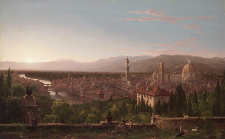 Thomas Cole View of Florence from San Miniato (mk13)